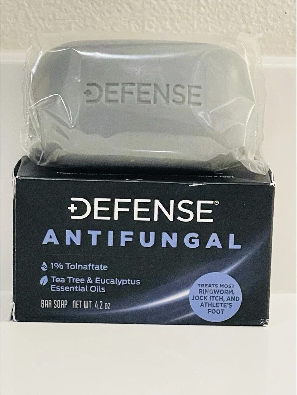 Defense Antifungal Bar Soap W/Tea Tree & Eucalyptus Oils - Medicated Formula